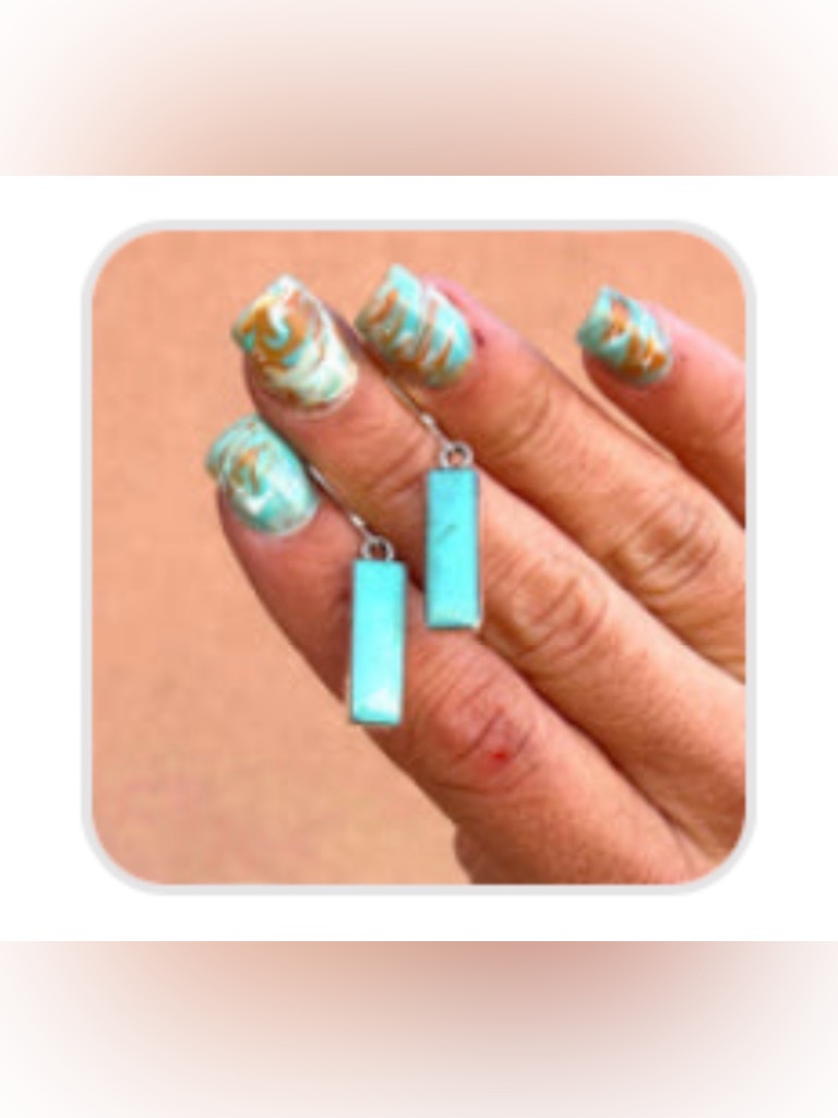 Turquoise Tuesday The Drop Earrings 925 Stamped